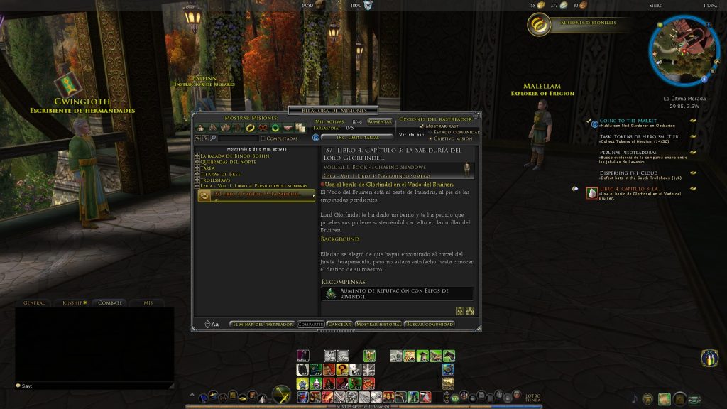 Estado traducción español LOTRO