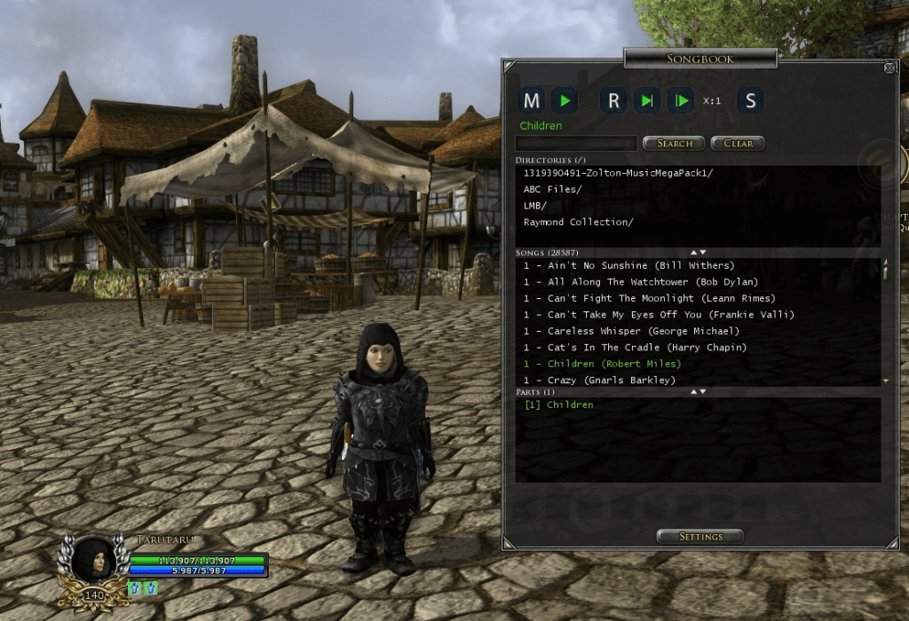 tocar música LOTRO
