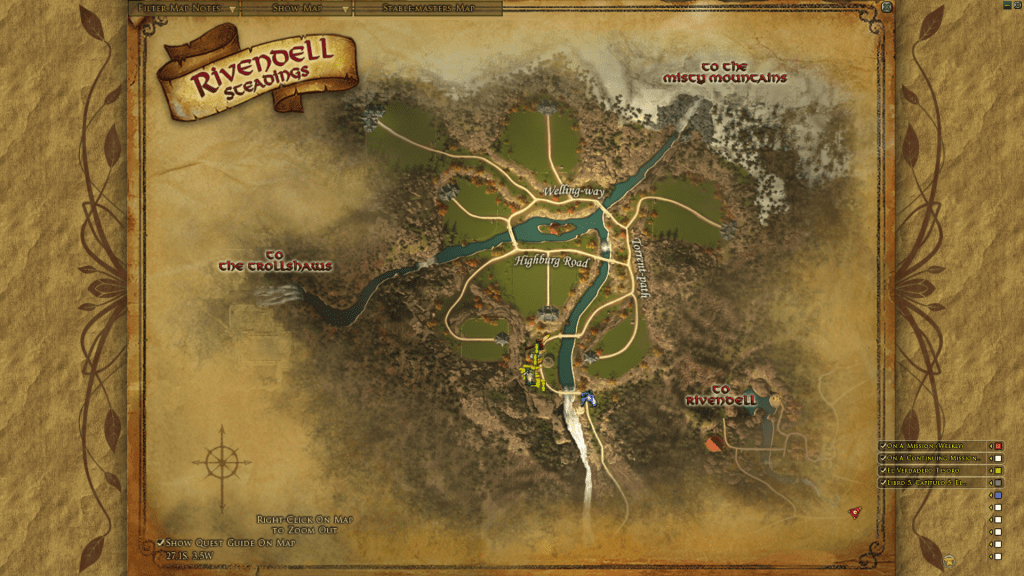 lotro rivendel mapa housing
